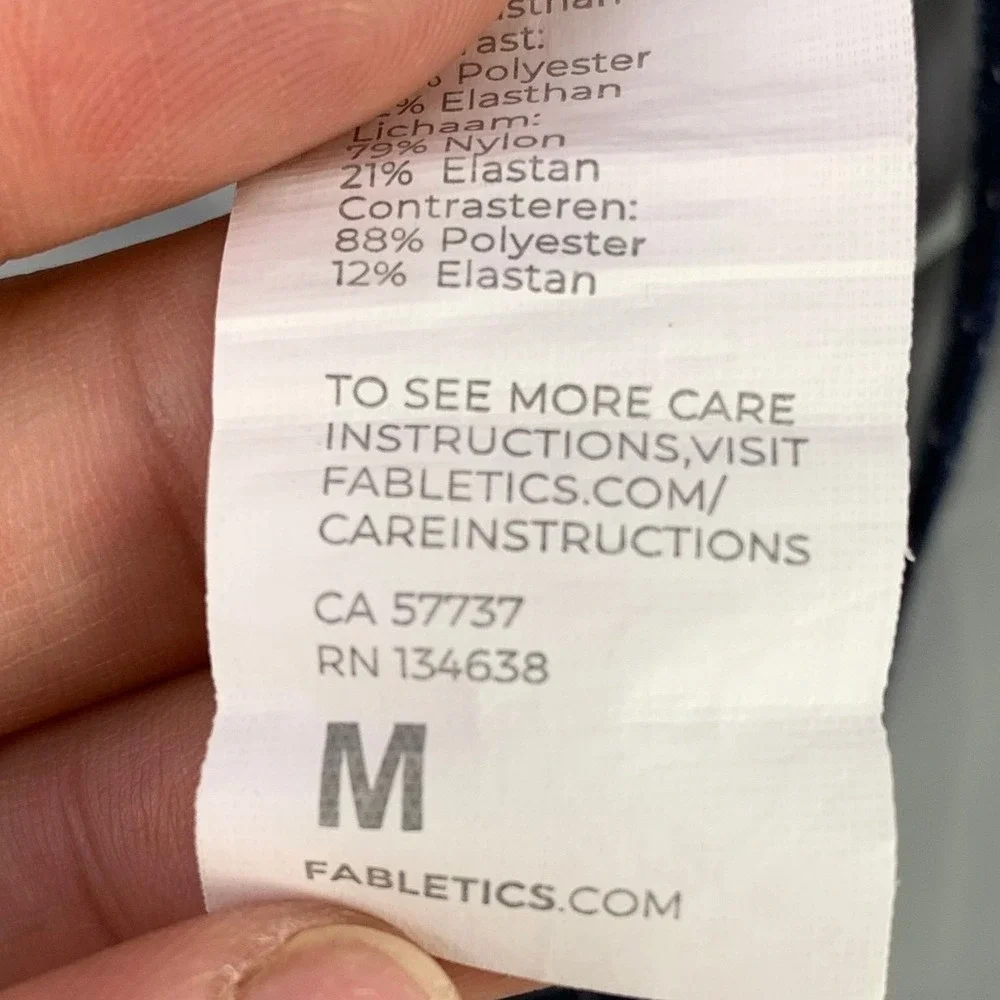 Fabletics The One Jogger Men Medium Grey Athletic Tech Performance Stretch Pants